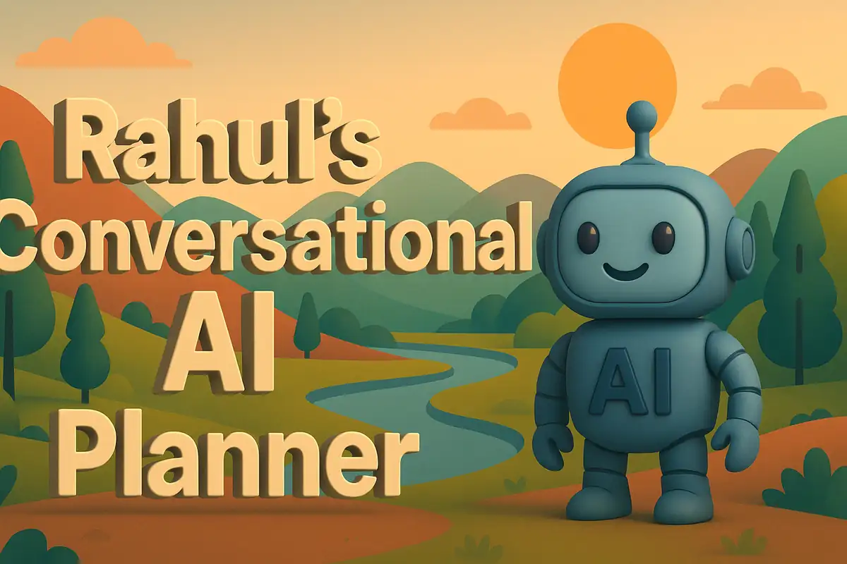 Creating my Conversational AI Planner