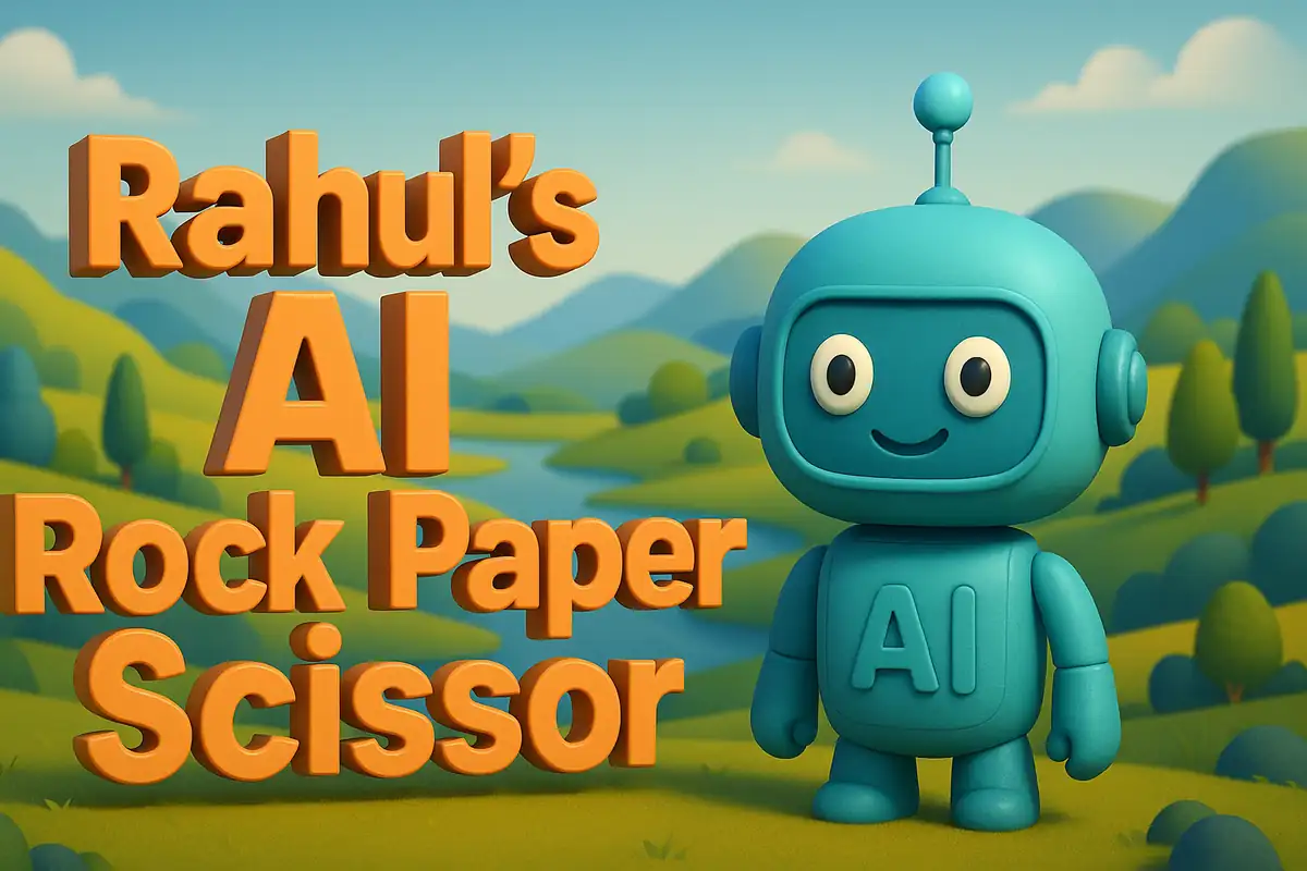 How I built my AI Rock Paper Scissor Game