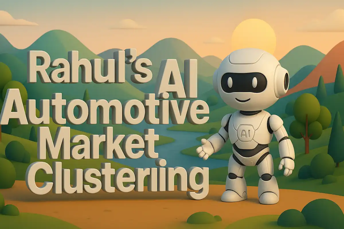 Creating my AI Automotive Market Clustering