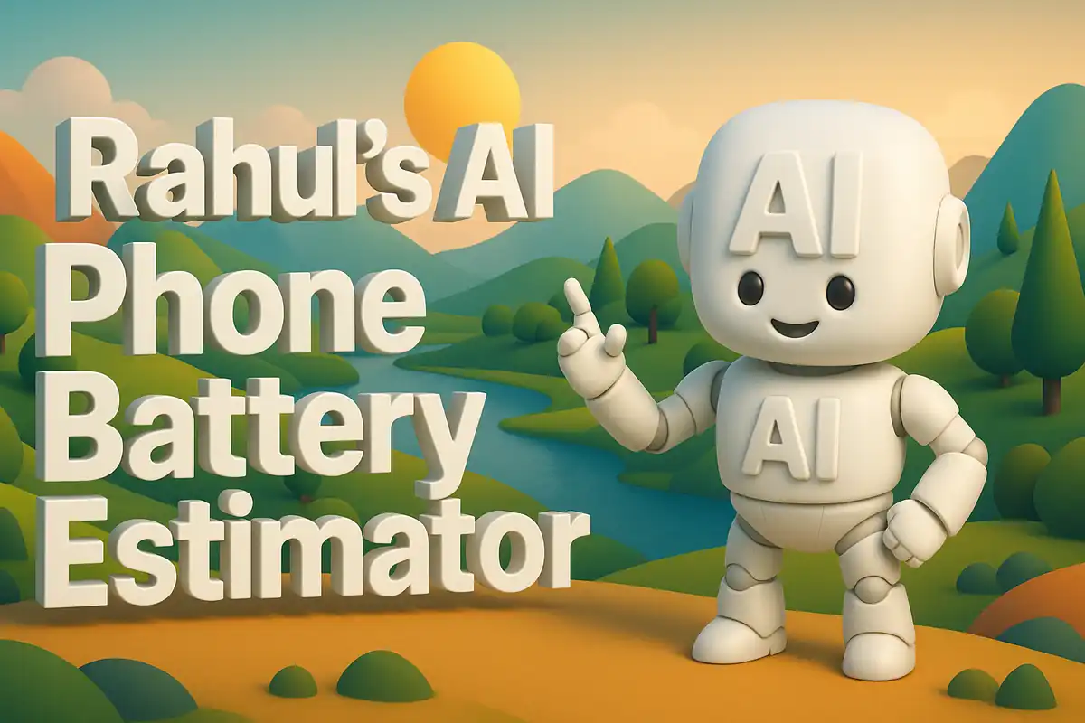 Creating my Phone Battery Estimator