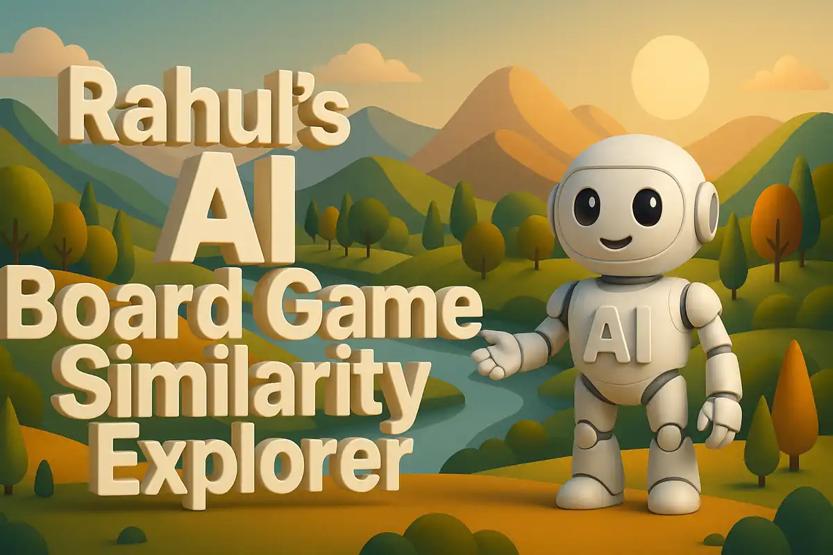Building my AI Board Game Similarity Explorer