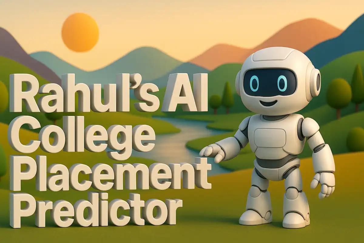Building my AI College Placement Predictor