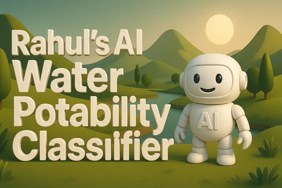 Creating my AI Water Potability Classifier