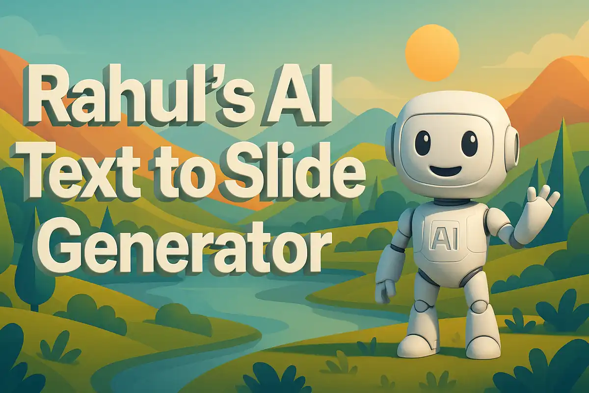 My AI Text to Slide Generator